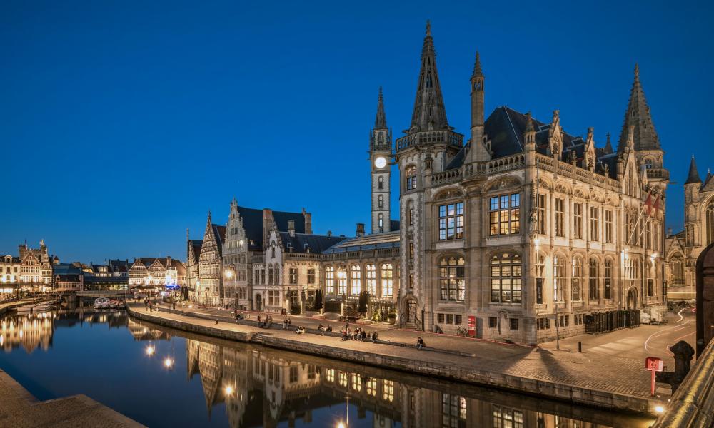 Belgium by night